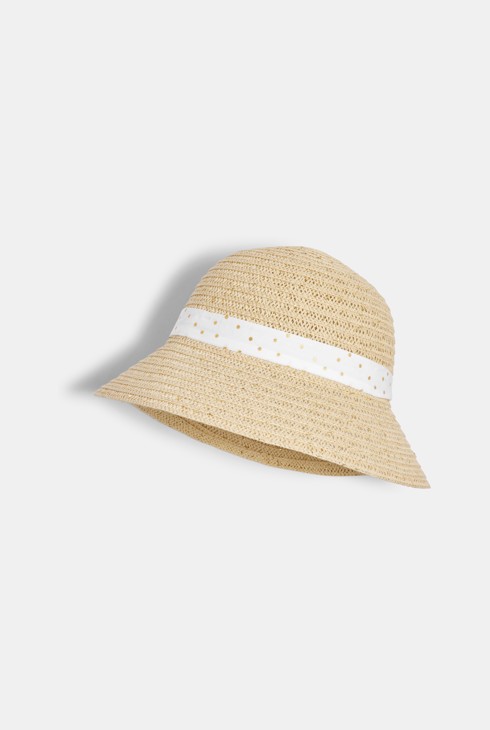 Glockenförmiger Sonnenhut Beige Mädchen 2