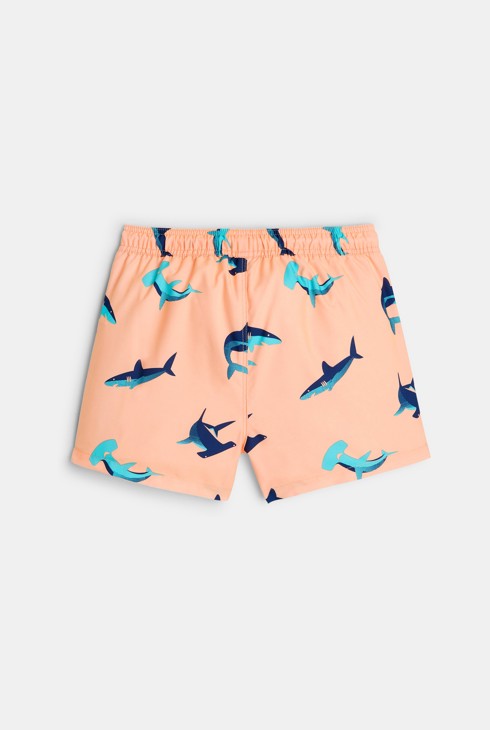 Bedruckte Badeshorts Orange Jungen 2