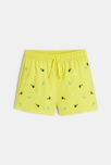 Short de bain imprimé jaune garçon 2
