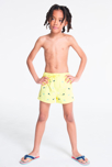 Short de bain imprimé jaune garçon 1