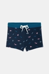 Boxer de bain imprimé bleu garçon