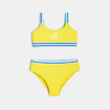 Maillot de bain 2 pièces jaune fille