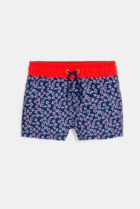 Short de bain imprimé bleu bébé garçon