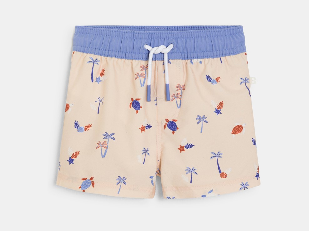 Zwemshort met zeesterren en schelpen voor babyjongens 1