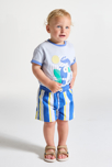 Short de bain rayures bébé garçon 1