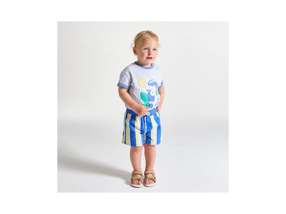 Zwemshort bescherming en streepjes voor babyjongens 1