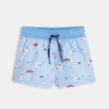 Short de bain anti UV rayé