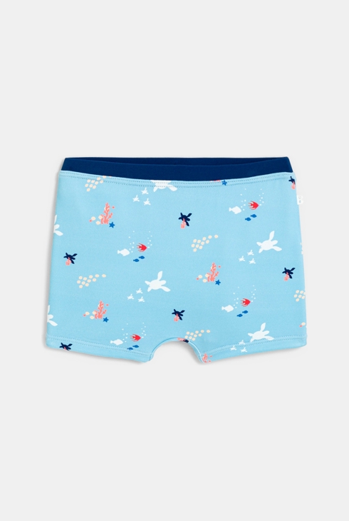 Boxer de bain anti uv tortues bleu bébé garçon 1