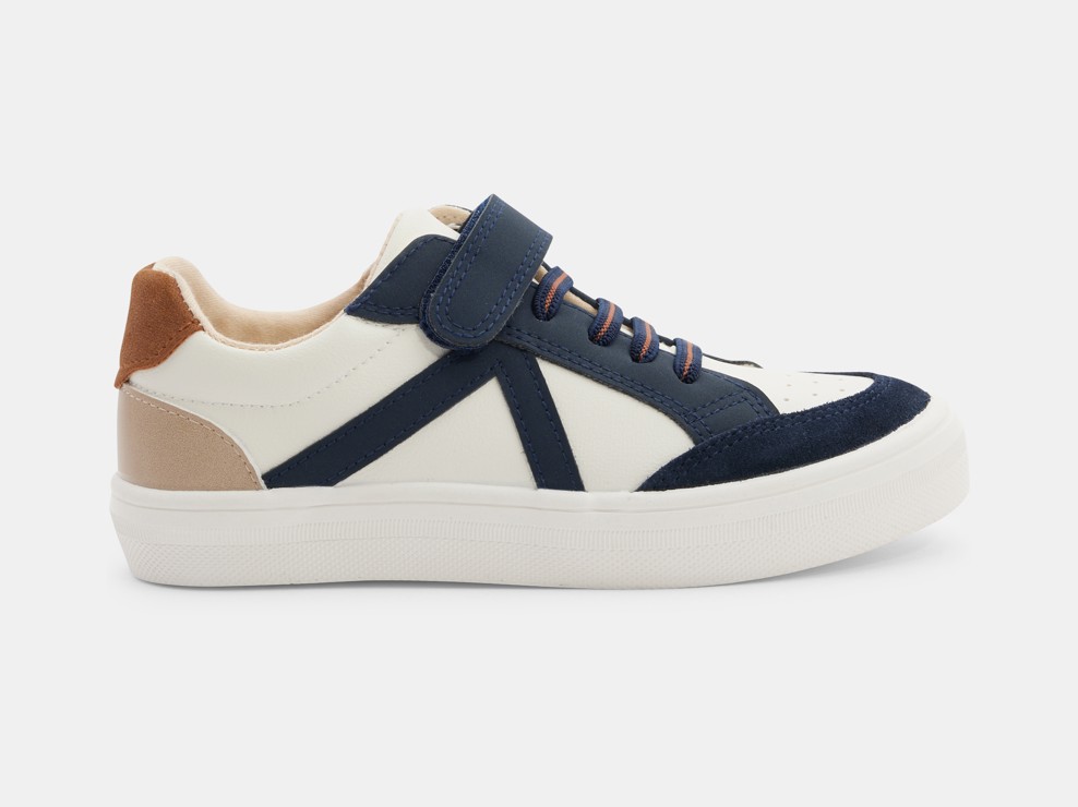 Baskets street basses beige garçon 1