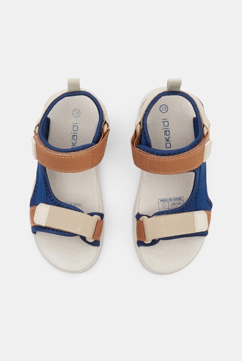 Sandalen mit Klettverschluss Beige Jungen 2