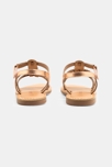 Sandales en cuir rose fille 4