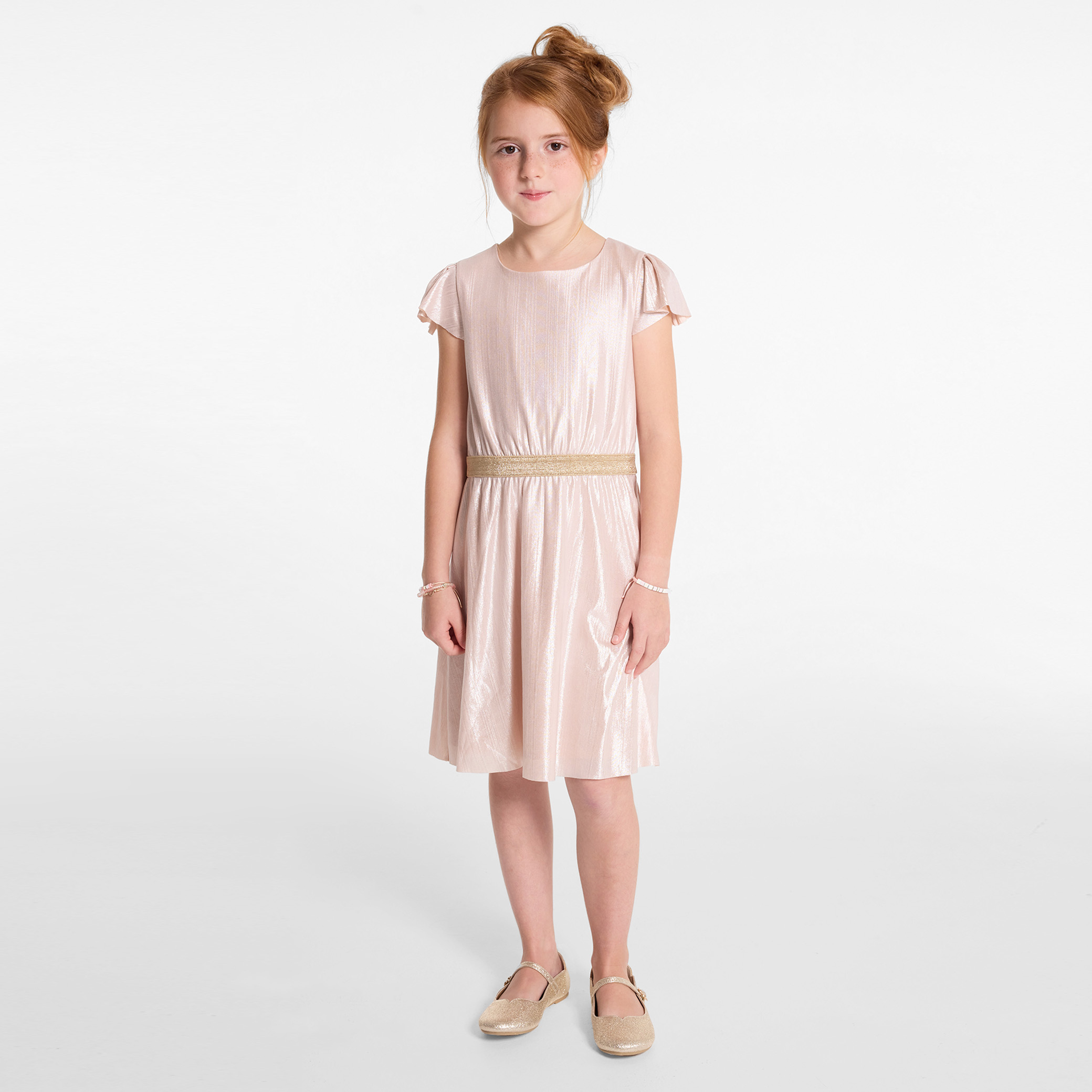 Robe plissée fashion fille