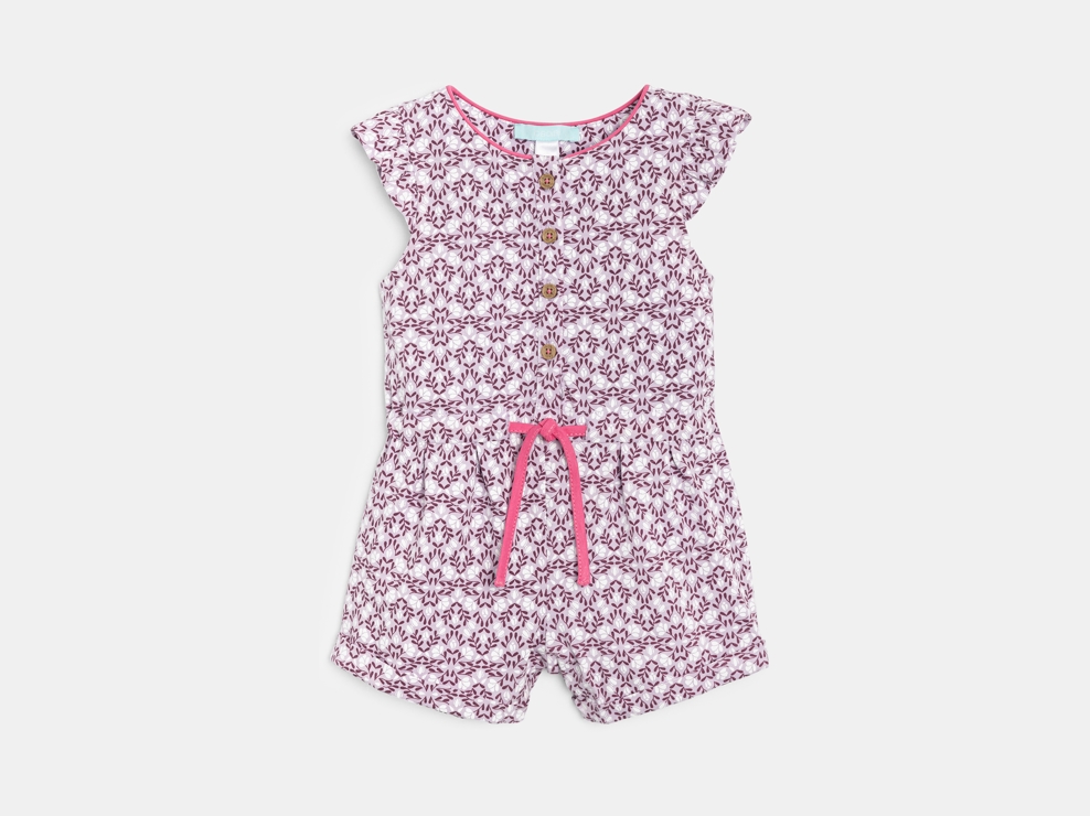 Mono corto ligero estampado bebé niña 1