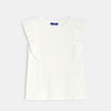 T-shirt détail broderie anglaise