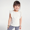 Image sur T-shirt détail broderie anglaise