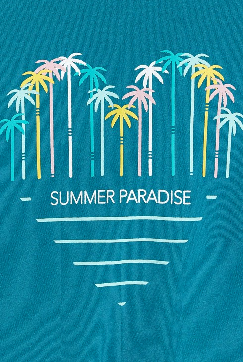 Zavozlana majica z motivom modra deklica 2