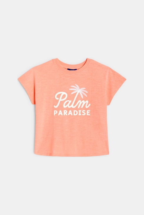 Message crop T-shirt 1