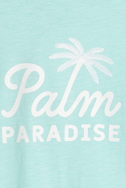 Odrezana srajca s sporočilom modra deklica 2