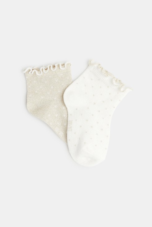 Söckchen (2er-Pack) Weiß Baby Mädchen 2