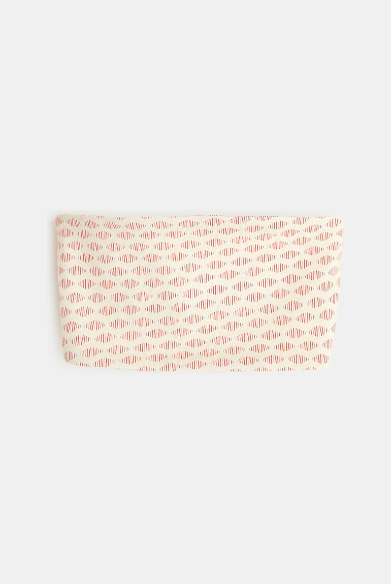 Headband large imprimé graphique orange bébé fille 1