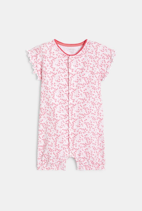 Short floral playsuit 1