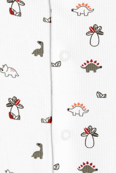 Dors-bien dinosaures blanc bébé garçon 2