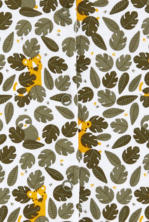 Kurzoverall mit Dschungelprint Grün Baby Jungen 2