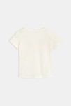 Camiseta de bebe niña en blanco con motivos de algodón reciclado Catimini 3