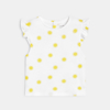 T-shirt imprimé soleil jaune bébé fille