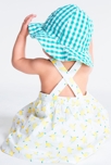 Robe imprimée colibris et bloomer bébé fille 5