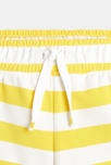 Short en molleton rayé jaune fille 3