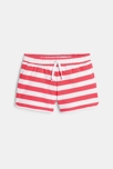 Short en molleton rayé rose fille 1