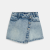 Mini jupe-short en jean bleue fille