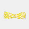 Headband imprimé en jersey jaune fille