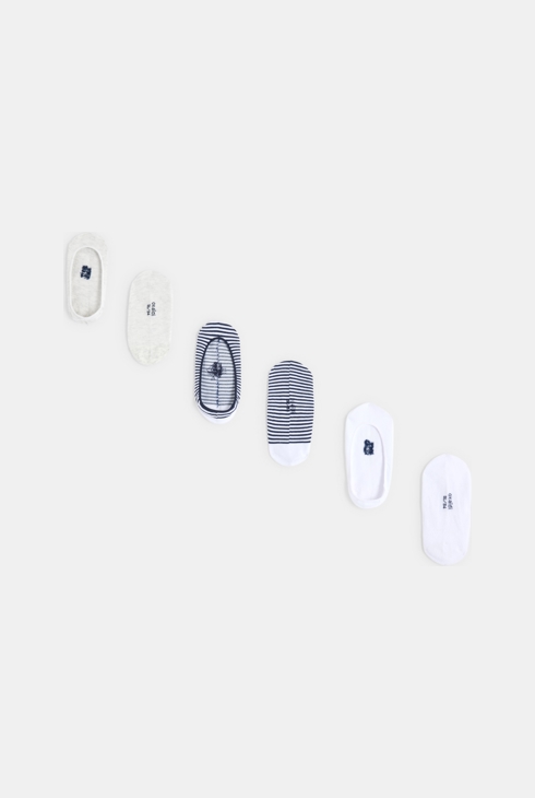 Kratke nevidne nogavičke (komplet 3 parov) deček 1