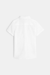 Chemisette chic unie blanc garçon 3