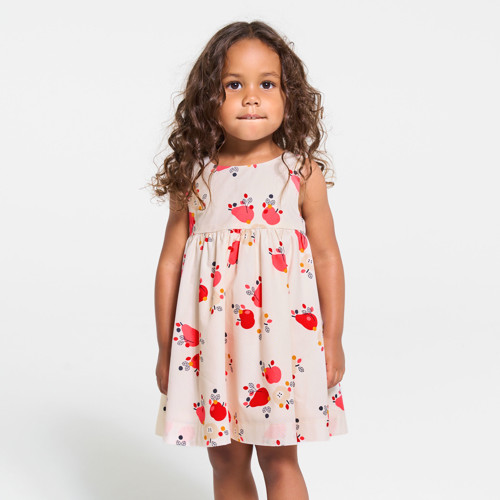 Robe À Bretelles Gaufrée Et Bloomer Rose Bébé Fille - Rose Blush - 3M - OBAIBI