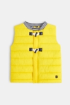 Gesteppte, ärmellose Steppjacke Gelb Baby Jungen 1