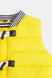 Gesteppte, ärmellose Steppjacke Gelb Baby Jungen 3