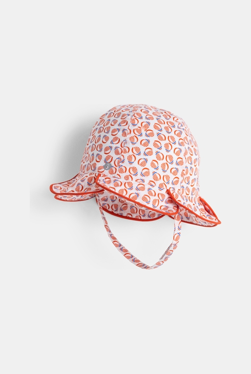 Klobuček v obliki zvona s cvetnimi listi rdeča dojenček deklica 2