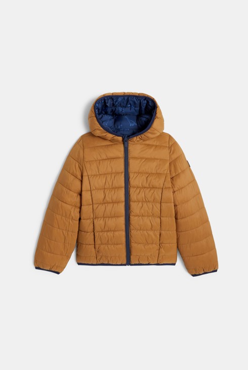 Doudoune légère réversible bleu Garçon 2