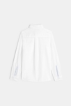 Chemise unie en lin blanc garçon 3