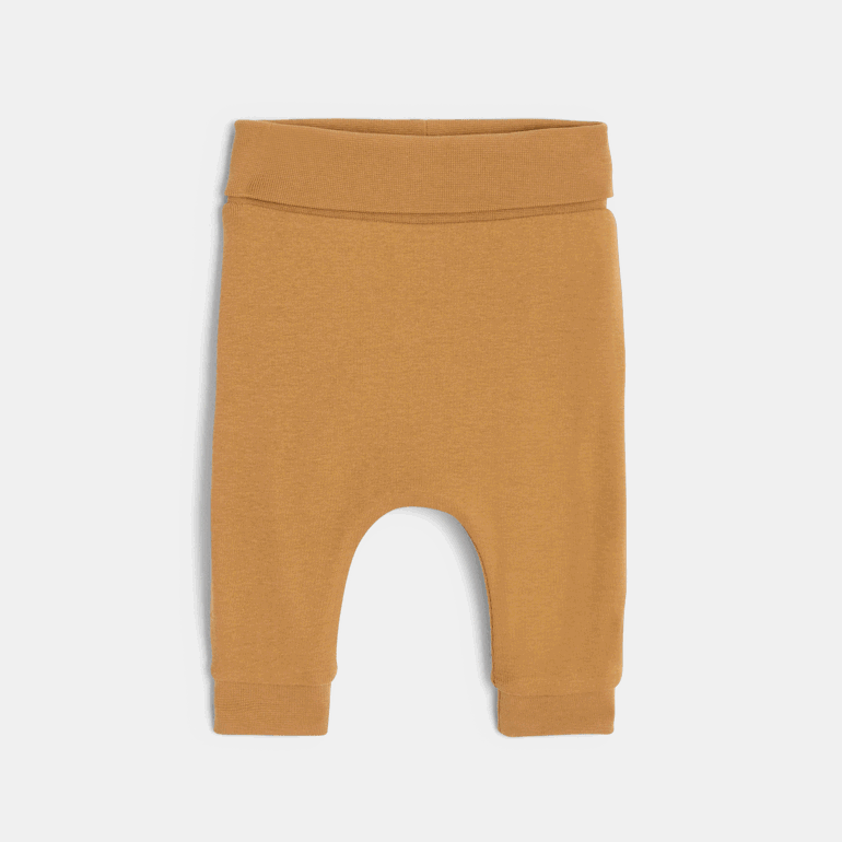 Pantalon réversible en jersey marron naissance 1