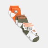 Chaussettes basses (lot de 3) orange bébé garçon