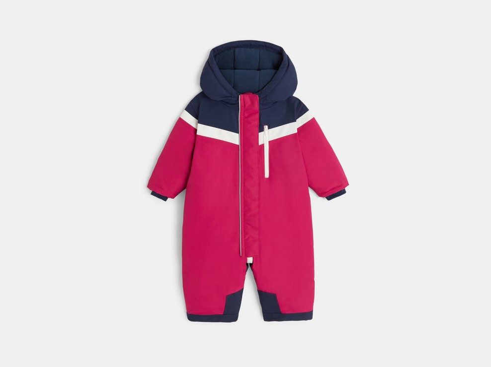 Combinaison de ski rose bébé mixte 2