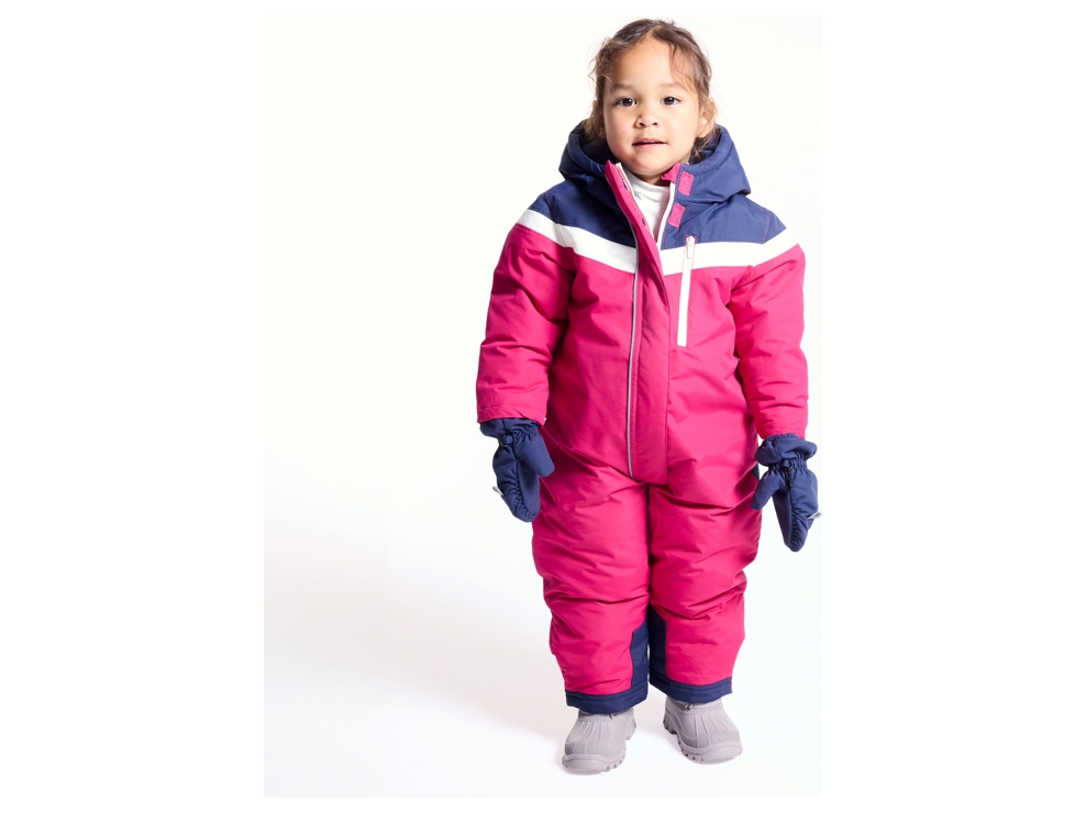Combinaison de ski rouge bébé mixte 1