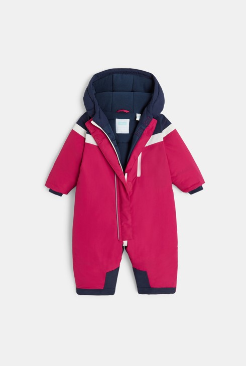 Combinaison de ski rose bébé mixte