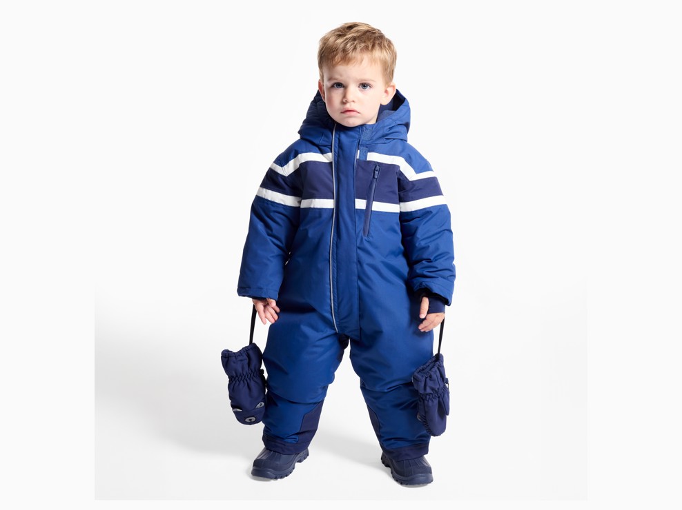 Tuta da sci azzurra neonato 1
