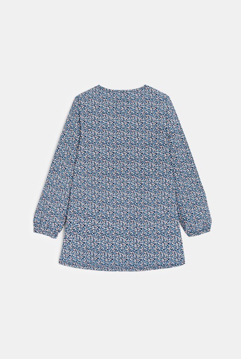 Tablier d'école imprimé rose fille 2