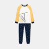 Pyjama  2 pièces en jersey jaune garçon
